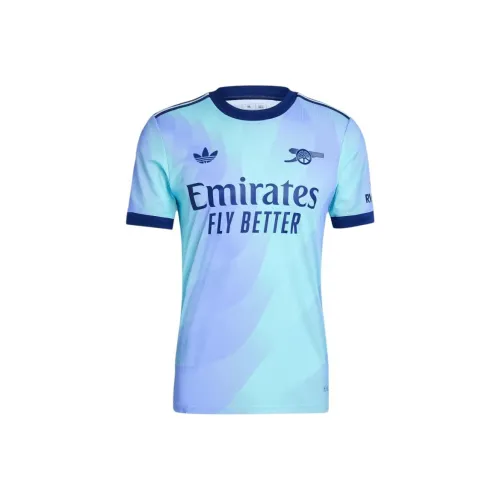 Adidas Originals SS24 Ретро Футбольные Джерси Мужской Синий