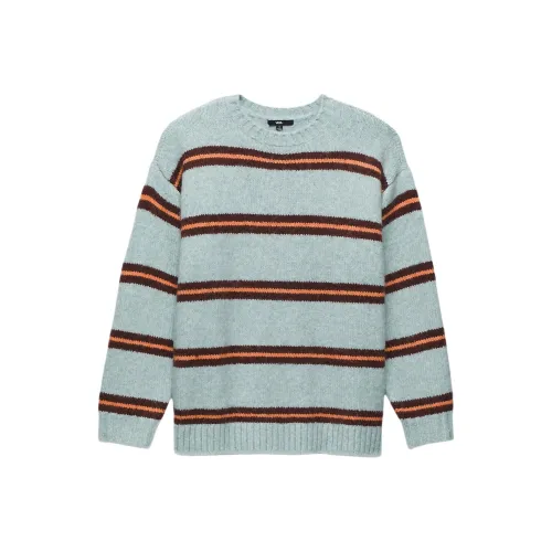 Vans Suzie Stripe Crew Свитер Трикотаж Женский Пыльно-Серый