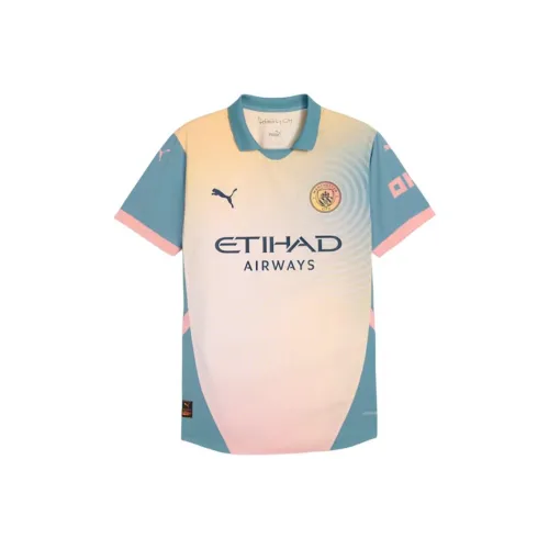 PUMA Manchester City F.C. Футбол Джерси Унисекс Желтый
