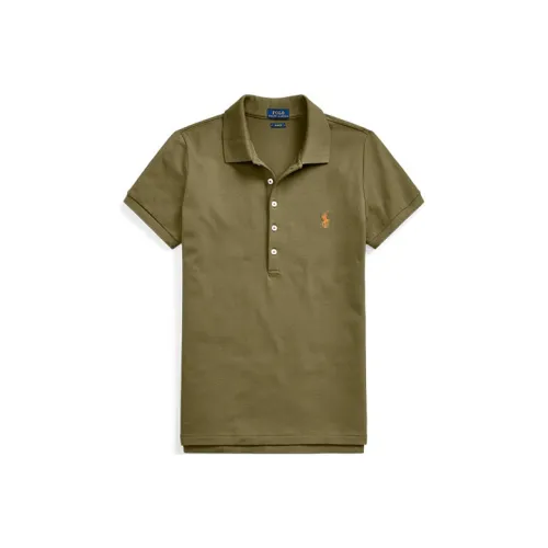 Polo Ralph Lauren Поло Женское Оливково-зеленое