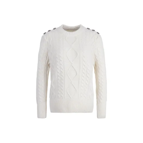 BARBOUR Greyling Вязаная модель JUMPER Свитер Женская Белый