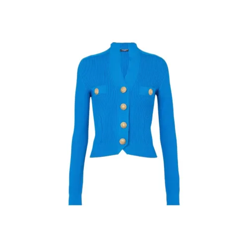 BALMAIN Синие Женские Свитеры