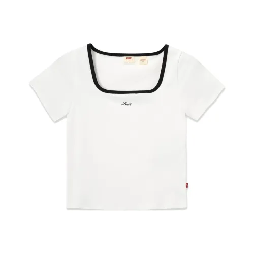 Levi's SS24 Summer Collection T-Shirt Женская Белая