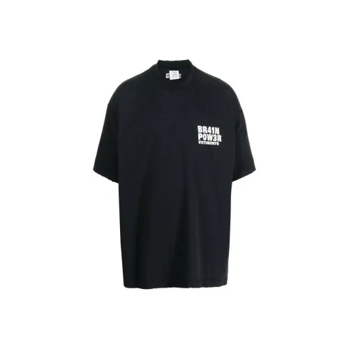 Vetements Черные Женские Футболки