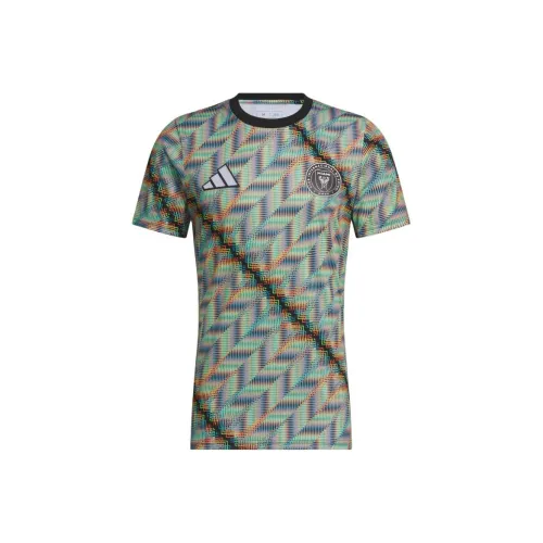 Adidas Inter Miami CF Футбол Джерси Мужской Полупрозрачный Лаймово-Серый