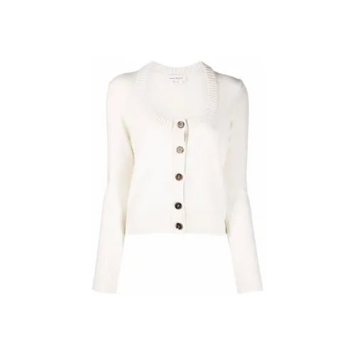 Alexander McQueen Белый Женские Кашемировые Свитеры