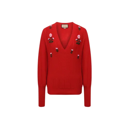 Gucci Красный Женские Свитеры