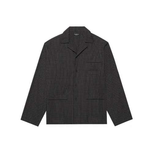 Balenciaga Рубашка Свободного кроя Женская Темно-синяя