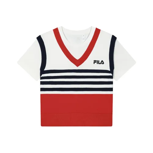 FILA Огненно-красные Женские Футболки