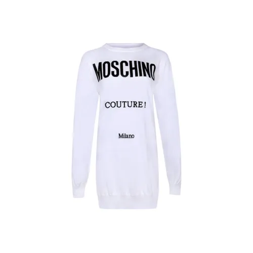 MOSCHINO Белый Женские Свитшоты
