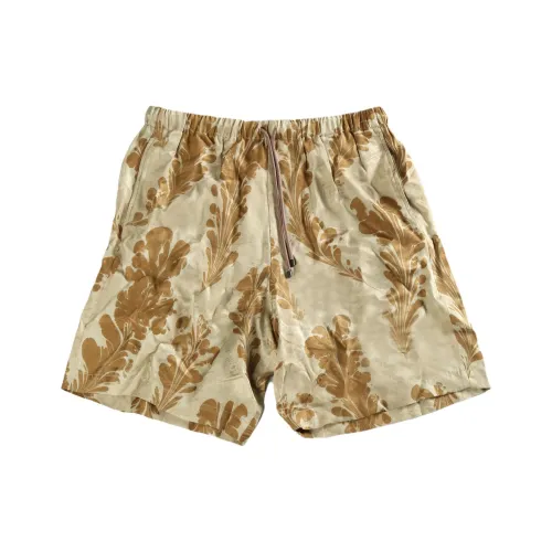 DRIES VAN NOTEN Желтые Мужские Повседневные Шорты