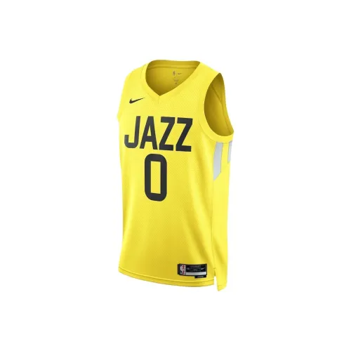 NBA x Nike Utah Jazz Баскетбольная Джерси Унисекс Золото