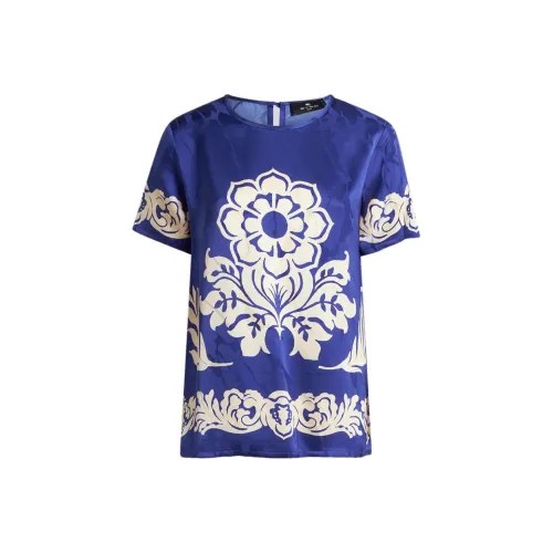 ETRO Синие Женские Рубашки T