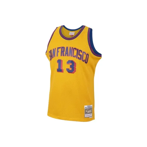 NBA x MITCHELL NESS Джерси баскетболиста Уилта Чемберлена Мужской Желтый