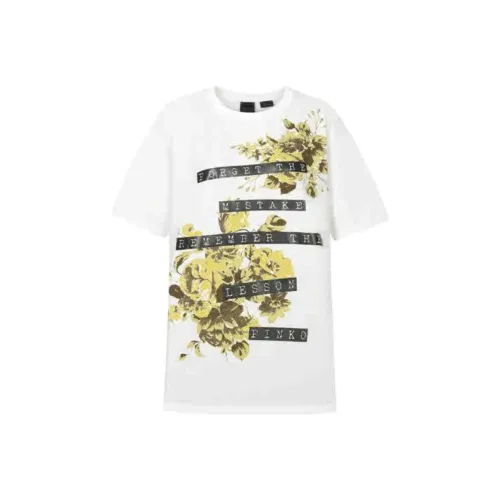 PINKO Стандартная T-рубашка Женская Белая