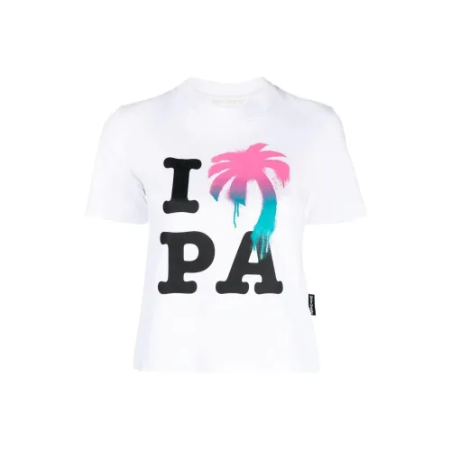PALM ANGELS Белые Женские T-рубашки