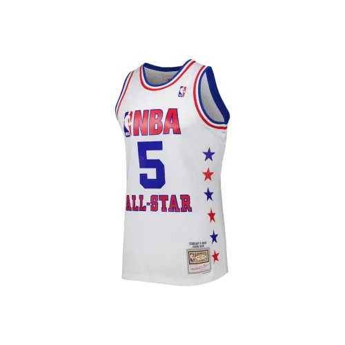 NBA x MITCHELL NESS Джерси баскетбола Jason Kidd Мужской Белый