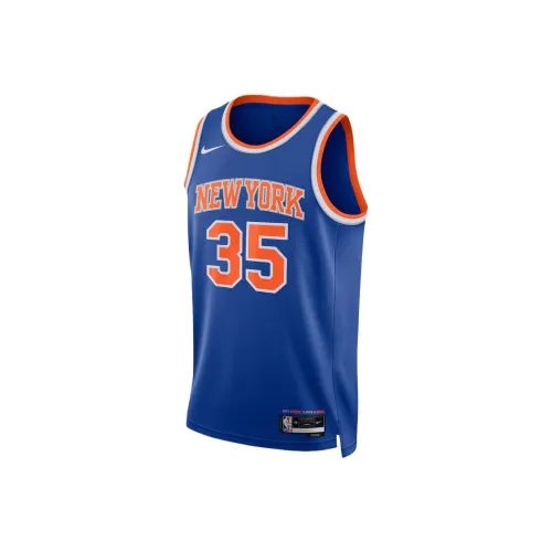 NBA New York Knicks Nike Icon Swingman PACôME Dadiet Баскетбольная Джерси Унисекс Синий