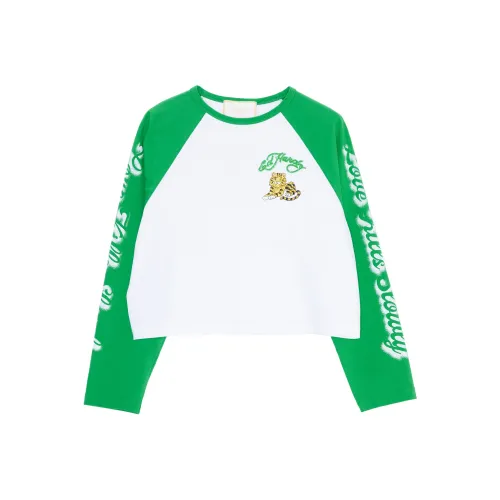 Ed Hardy Белый E1PAW029 Женские T Рубашки