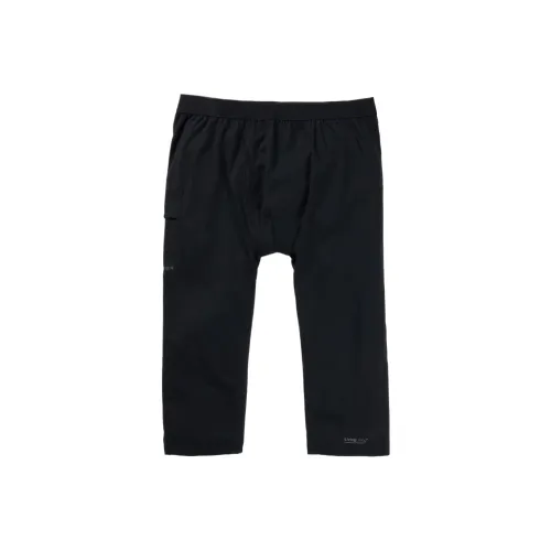 BURTON MIDWEIGHT Базовый слой THREE QUARTER Boot Повседневные шорты Мужской Черный