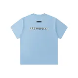 Улучшенный 100% хлопок (260 г тяжелый) Светло-синий