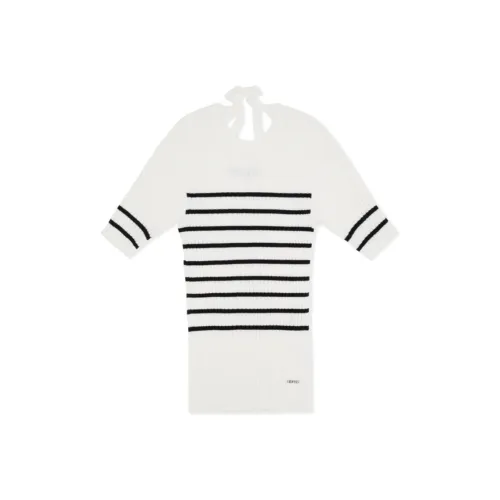 GUESS Трикотаж Женский Черный Белый Полосы