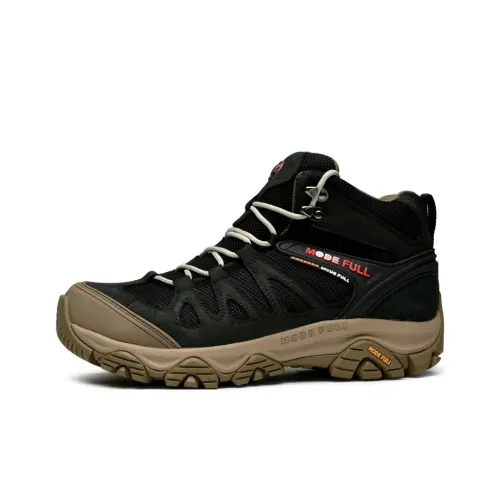 MODE FULL Slip-resistant Abrasion-resistant Waterproof High-top Mountain Climbing Women's