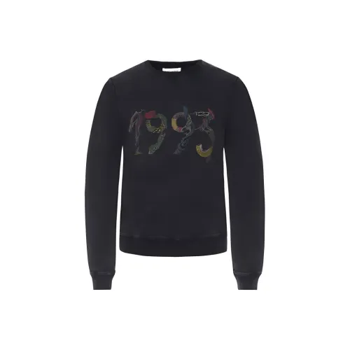 SAINT LAURENT Толстовка Женская Черная