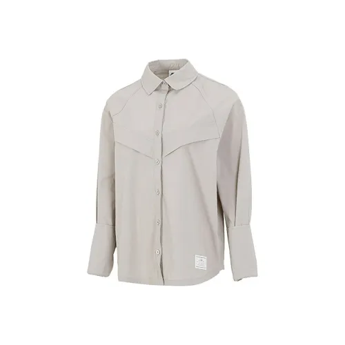 NIKE Серые Женские Рубашки