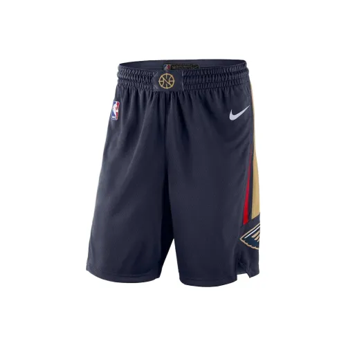 NBA New Orleans Pelicans Nike Icon Swingman Баскетбольные шорты Мужские Темно-синие
