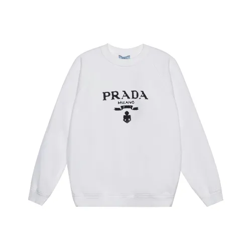 PRADA Белый Женские Свитшоты