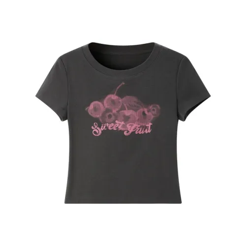 LEDIN T-Shirt Женская Темно-Серый