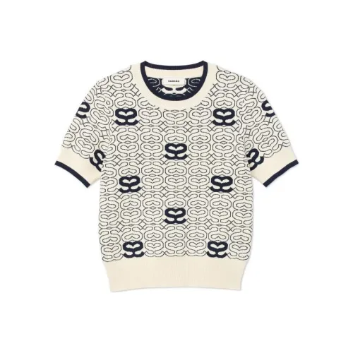 SANDRO SS23 Светло-янтарные Женские Рубашки T