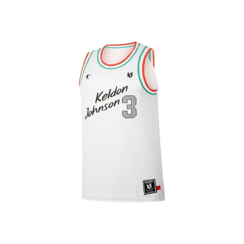 QIAODAN Баскетбольная Джерси Мужская Jordan Белая