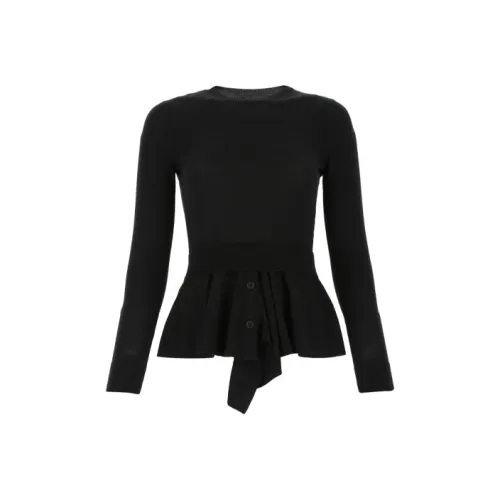 Alexander McQueen Черный Женские Кашемировые Свитеры