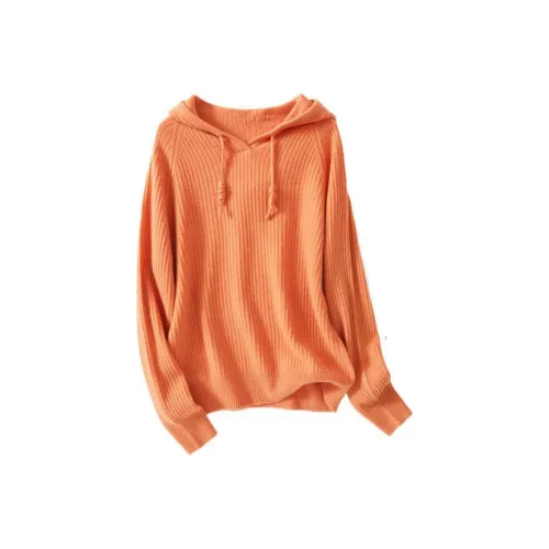 JINJU Апельсин Женские Свитеры