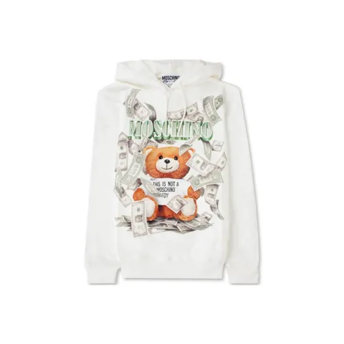 MOSCHINO Белый Женские Свитшоты