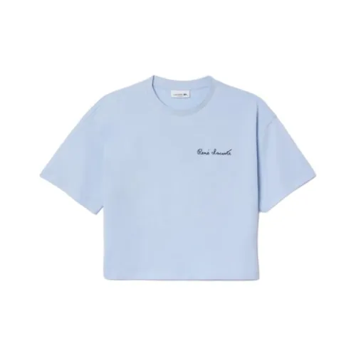LACOSTE Синий Женские Футболки