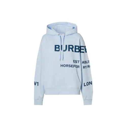 Burberry Толстовка Женская Светло-Синяя