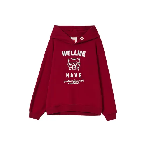 WELLME Красный Унисекс Свитшоты
