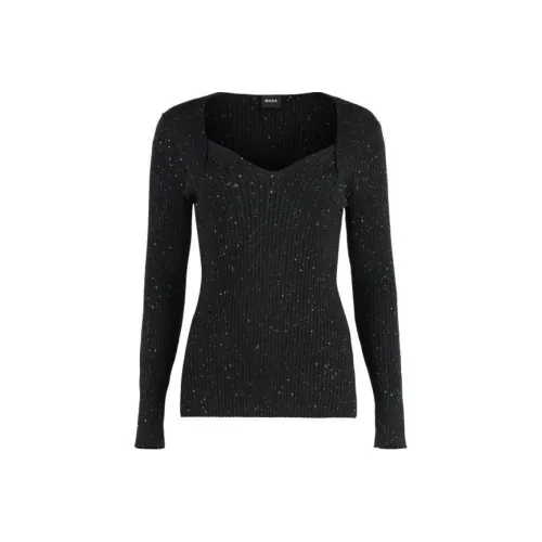 HUGO BOSS Свитер Женский Черный