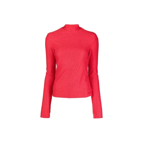 FERRAGAMO SS23 T Рубашка Женская Ярко-Красная