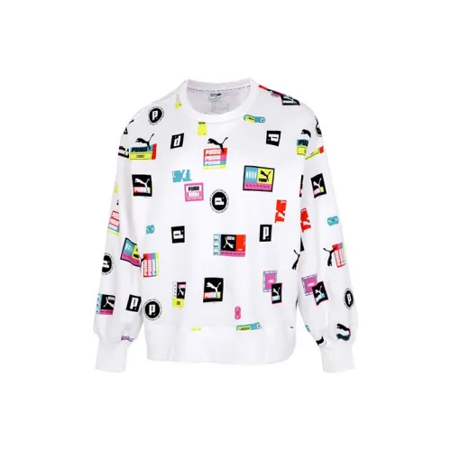 PUMA Белый Женские Свитшоты