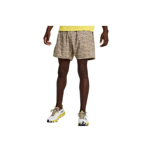 Saucony Outpace Повседневные шорты Мужские Хаки