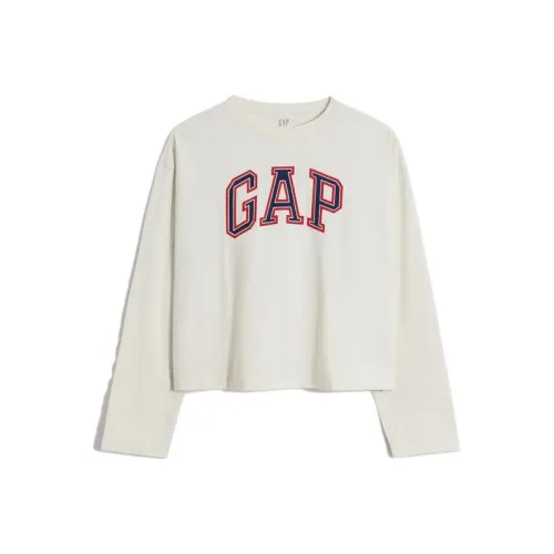 GAP Серый белый Женские Футболки