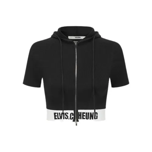 ELVIS.CHEUNG Экстремальная ночная черная женская футболка