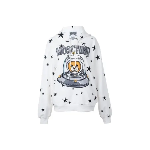 MOSCHINO Белый Женские Свитшоты
