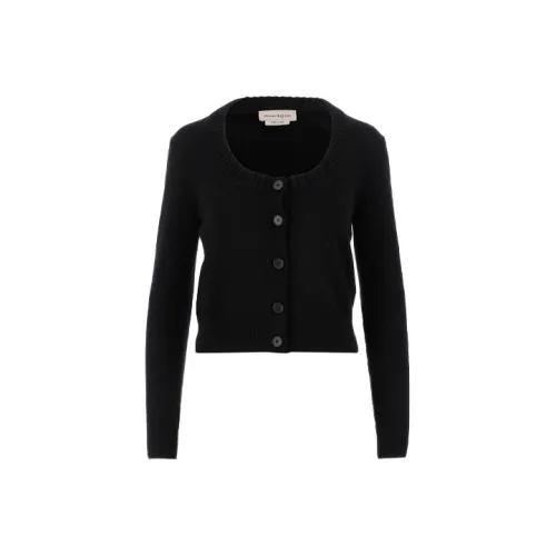 Alexander McQueen Черный Женские Кашемировые Свитеры