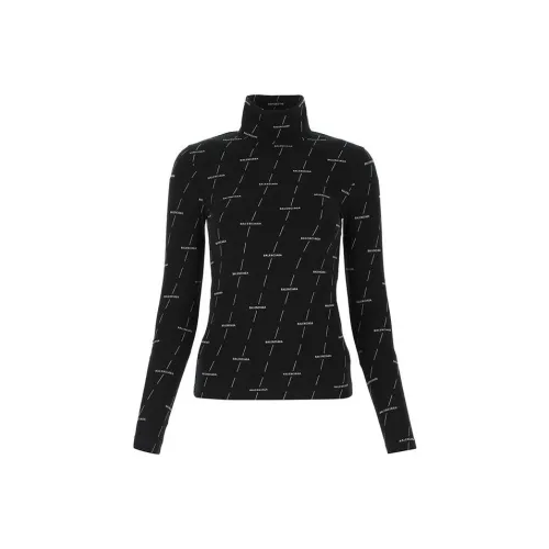 BALENCIAGA Черные Женские Футболки