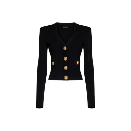 BALMAIN Черные Женские Свитеры